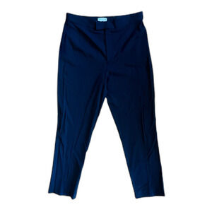 SCANLAN THEODORE Black Viscose Wool Slim Pants Trousers Women's Size 8